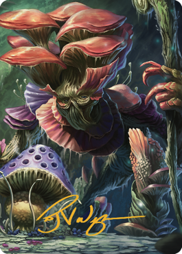 Myconid Spore Tender Art Card (Gold-Stamped Signature) [Commander Legends: Battle for Baldur's Gate Art Series] | Lots Moore NSW