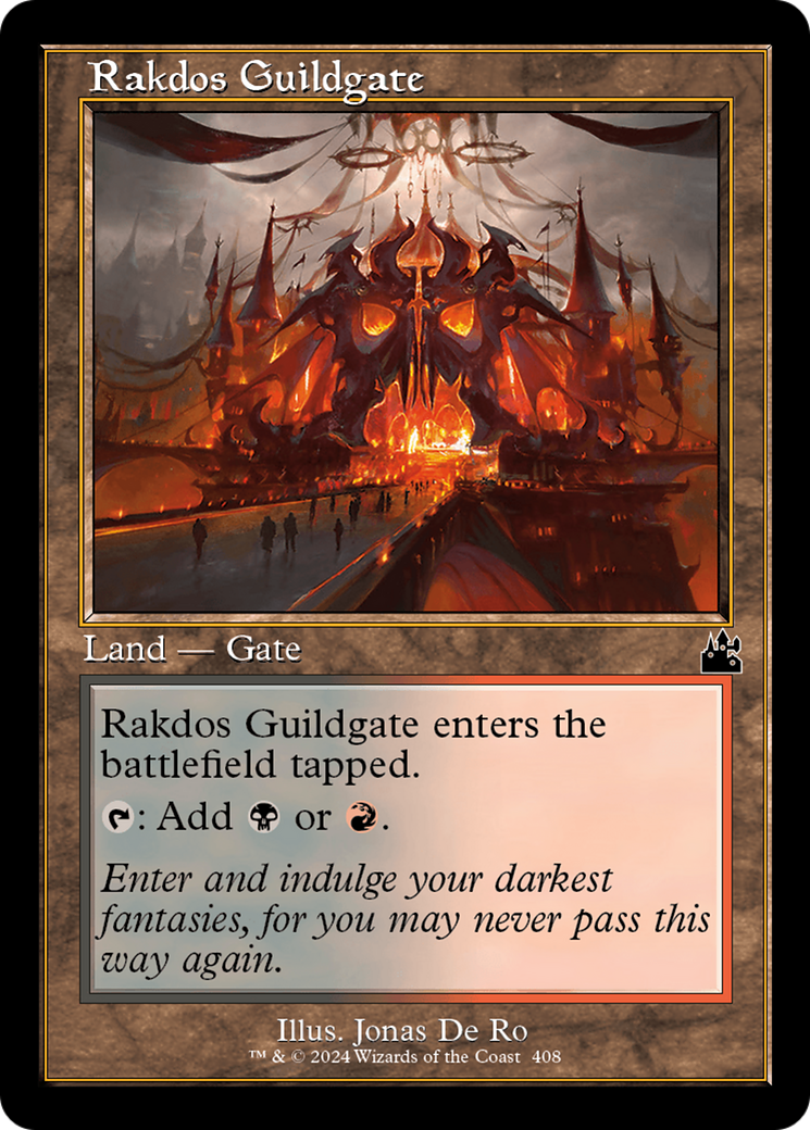 Rakdos Guildgate (Retro Frame) [Ravnica Remastered] | Lots Moore NSW