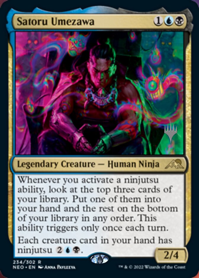 Satoru Umezawa (Promo Pack) [Kamigawa: Neon Dynasty Promos] | Lots Moore NSW