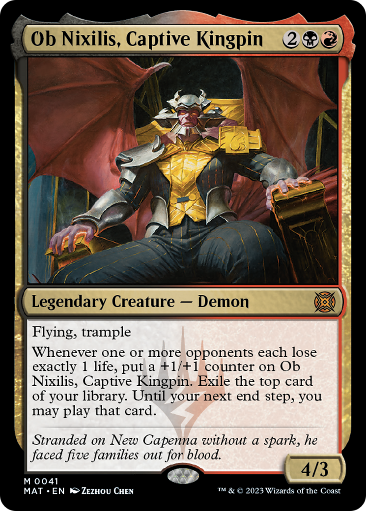 Ob Nixilis, Captive Kingpin [March of the Machine: The Aftermath] | Lots Moore NSW