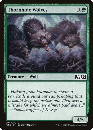 Thornhide Wolves [Core Set 2019] | Lots Moore NSW