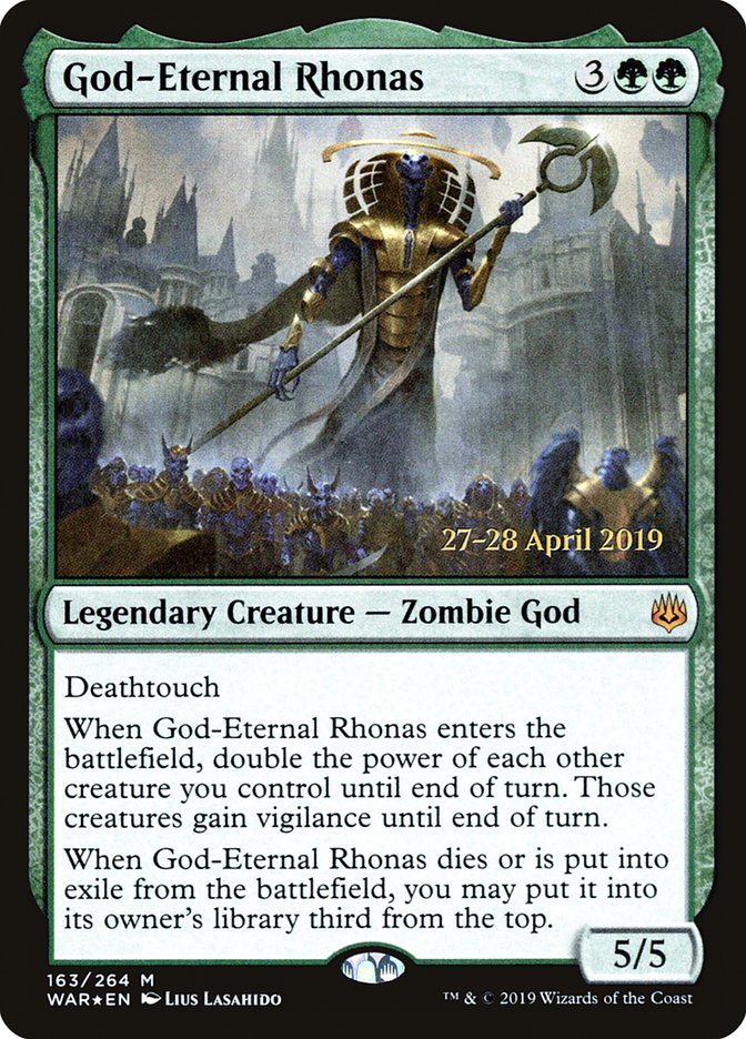 God-Eternal Rhonas  [War of the Spark Prerelease Promos] | Lots Moore NSW