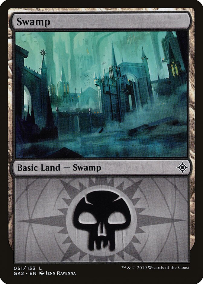 Swamp (51) [Ravnica Allegiance Guild Kit] | Lots Moore NSW