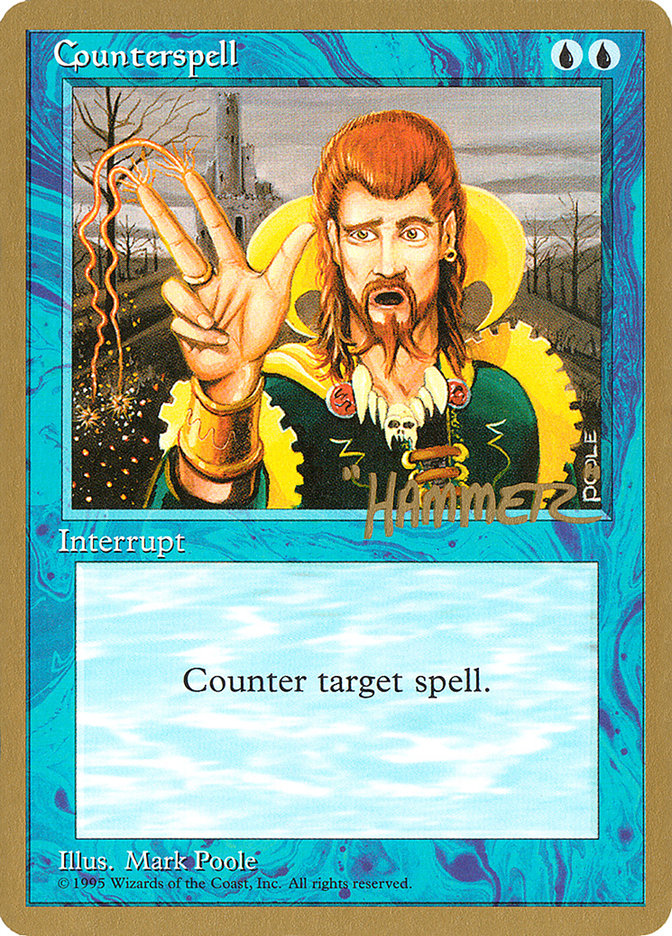 Counterspell (Shawn "Hammer" Regnier) [Pro Tour Collector Set] | Lots Moore NSW