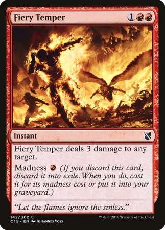 Fiery Temper [Commander 2019] | Lots Moore NSW