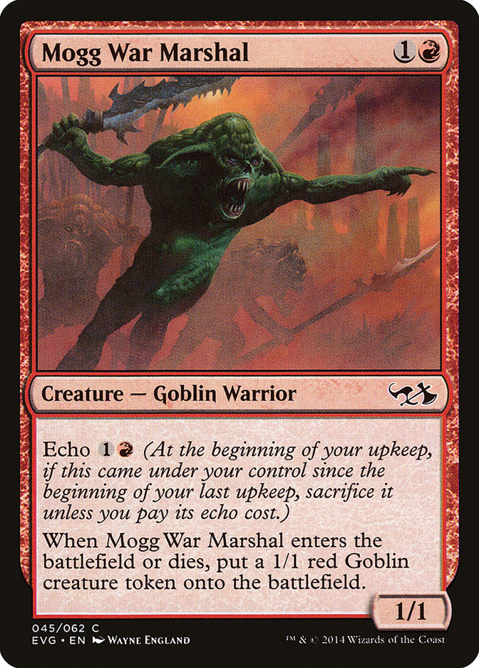 Mogg War Marshal (Elves vs. Goblins) [Duel Decks Anthology] | Lots Moore NSW