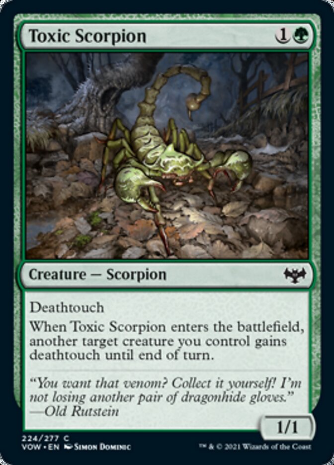 Toxic Scorpion [Innistrad: Crimson Vow] | Lots Moore NSW