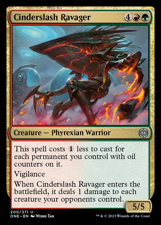 Cinderslash Ravager [Phyrexia: All Will Be One] | Lots Moore NSW