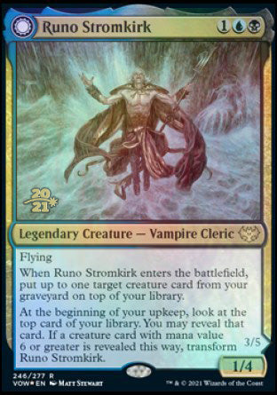 Runo Stromkirk // Krothuss, Lord of the Deep [Innistrad: Crimson Vow Prerelease Promos] | Lots Moore NSW