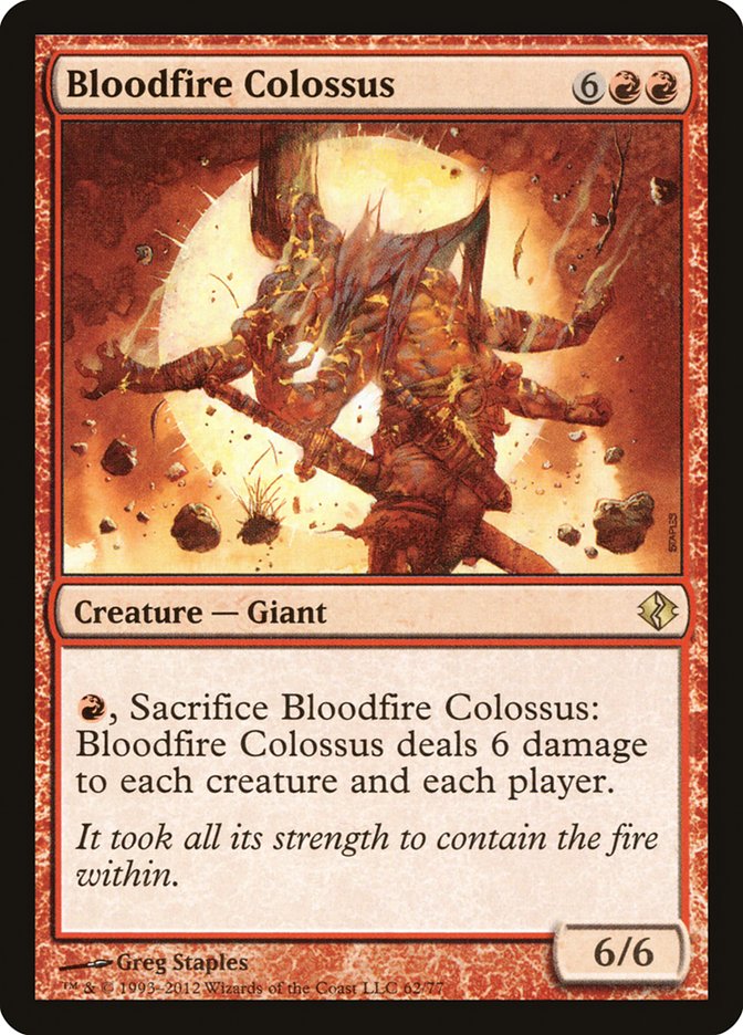 Bloodfire Colossus [Duel Decks: Venser vs. Koth] | Lots Moore NSW
