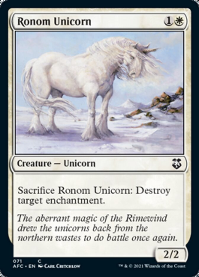 Ronom Unicorn [Dungeons & Dragons: Adventures in the Forgotten Realms Commander] | Lots Moore NSW