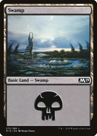 Swamp (272) [Core Set 2019] | Lots Moore NSW