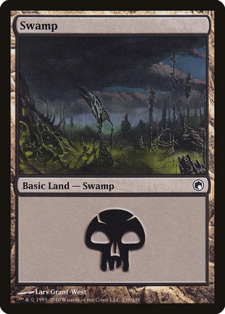 Swamp (239) [Scars of Mirrodin] | Lots Moore NSW