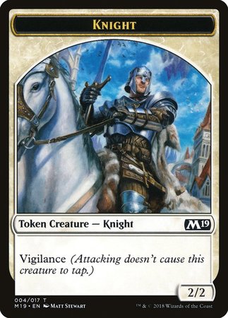 Knight Token [Core Set 2019 Tokens] | Lots Moore NSW