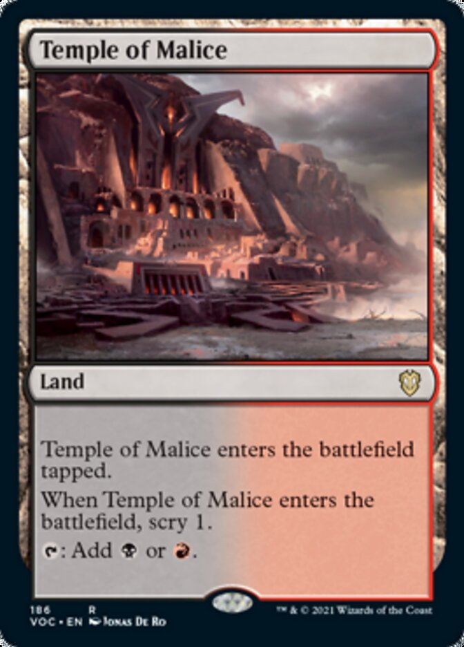 Temple of Malice [Innistrad: Crimson Vow Commander] | Lots Moore NSW