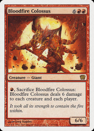 Bloodfire Colossus [Ninth Edition] | Lots Moore NSW