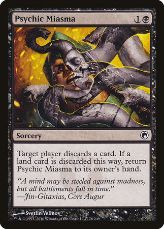 Psychic Miasma [Scars of Mirrodin] | Lots Moore NSW