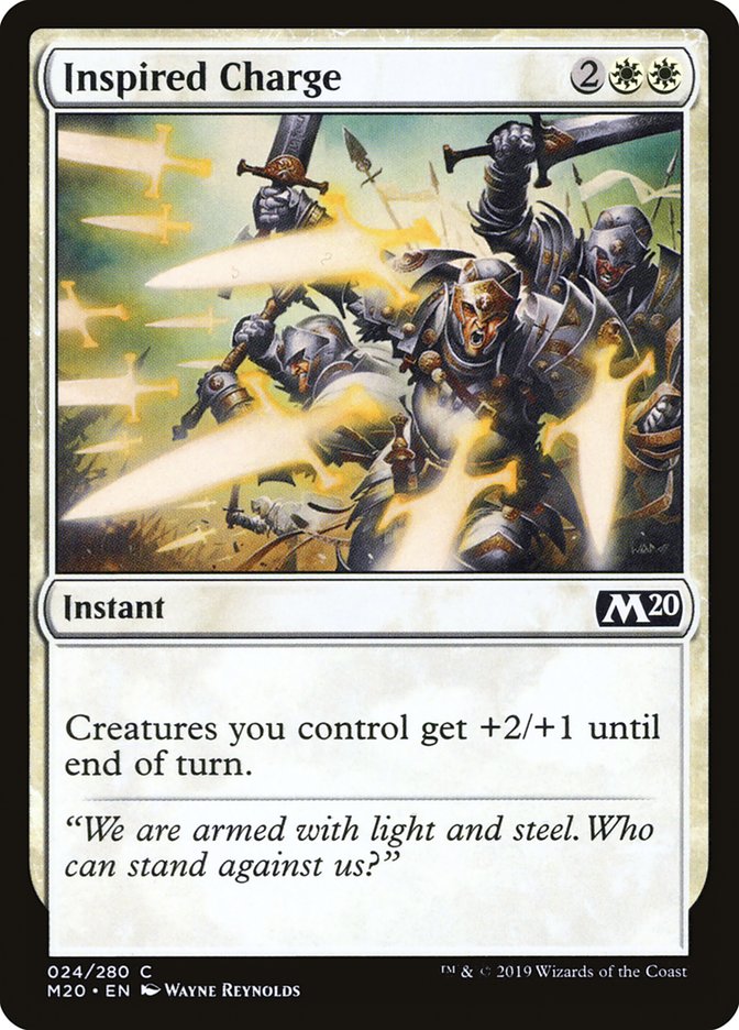 Inspired Charge [Core Set 2020] | Lots Moore NSW