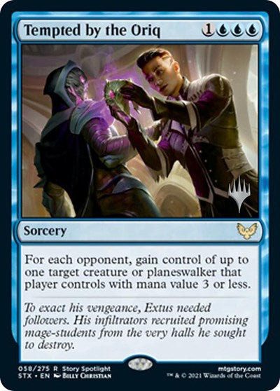 Tempted by the Oriq (Promo Pack) [Strixhaven: School of Mages Promos] | Lots Moore NSW