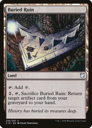 Buried Ruin [Commander 2018] | Lots Moore NSW