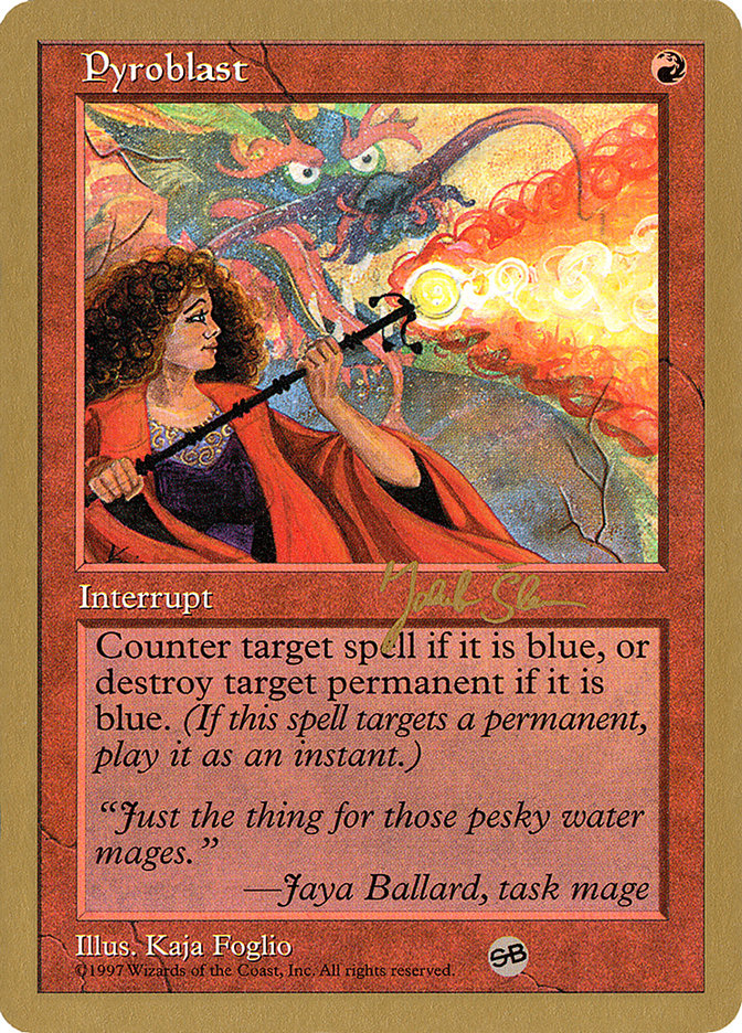 Pyroblast (Jakub Slemr) (SB) [World Championship Decks 1997] | Lots Moore NSW