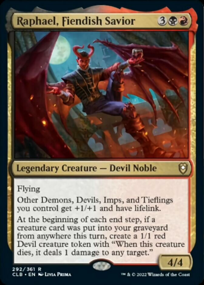 Raphael, Fiendish Savior [Commander Legends: Battle for Baldur's Gate] | Lots Moore NSW