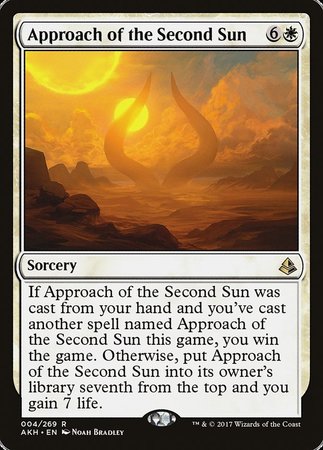 Approach of the Second Sun [Amonkhet] | Lots Moore NSW