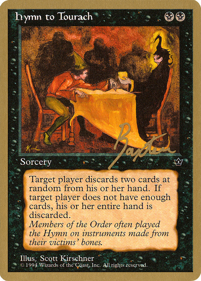 Hymn to Tourach (Table) (George Baxter) [Pro Tour Collector Set] | Lots Moore NSW