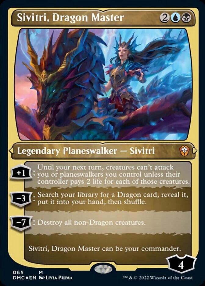 Sivitri, Dragon Master (Foil Etched) [Dominaria United Commander] | Lots Moore NSW