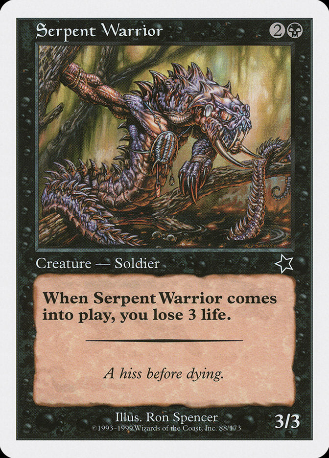 Serpent Warrior [Starter 1999] | Lots Moore NSW
