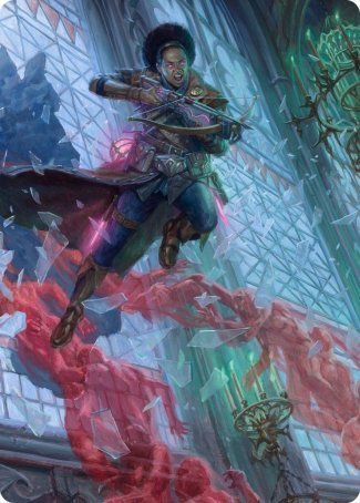 Kaya, Geist Hunter Art Card [Innistrad: Crimson Vow Art Series] | Lots Moore NSW