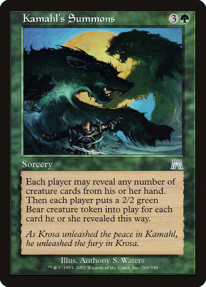 Kamahl's Summons [Onslaught] | Lots Moore NSW