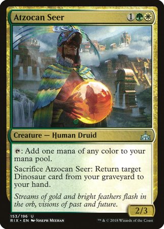 Atzocan Seer [Rivals of Ixalan] | Lots Moore NSW