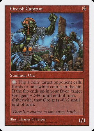 Orcish Captain [Fifth Edition] | Lots Moore NSW