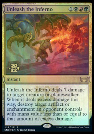 Unleash the Inferno [Streets of New Capenna Prerelease Promos] | Lots Moore NSW