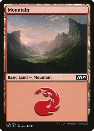 Mountain (275) [Core Set 2019] | Lots Moore NSW
