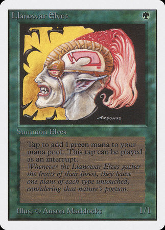 Llanowar Elves [Unlimited Edition] | Lots Moore NSW