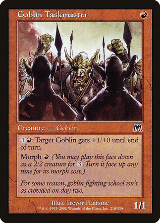Goblin Taskmaster [Onslaught] | Lots Moore NSW