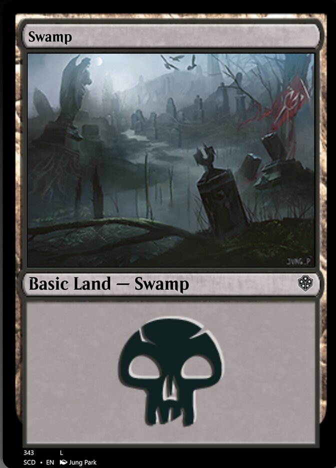 Swamp (343) [Starter Commander Decks] | Lots Moore NSW