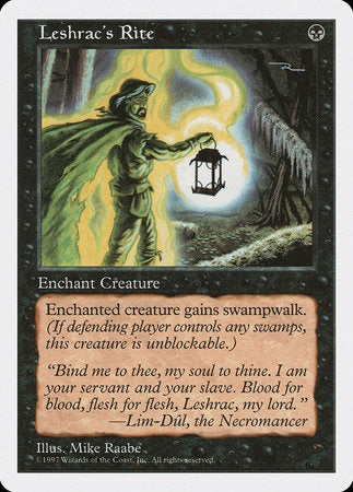 Leshrac's Rite [Fifth Edition] | Lots Moore NSW