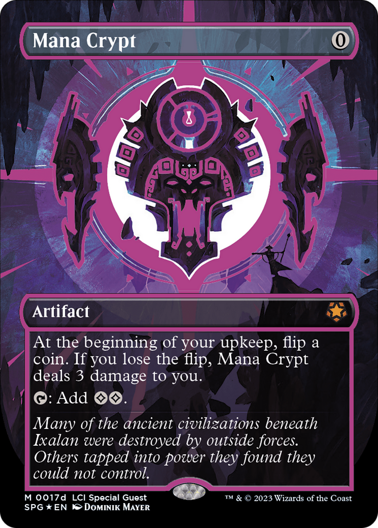 Mana Crypt (0017d) (Borderless) [The Lost Caverns of Ixalan Special Guests] | Lots Moore NSW