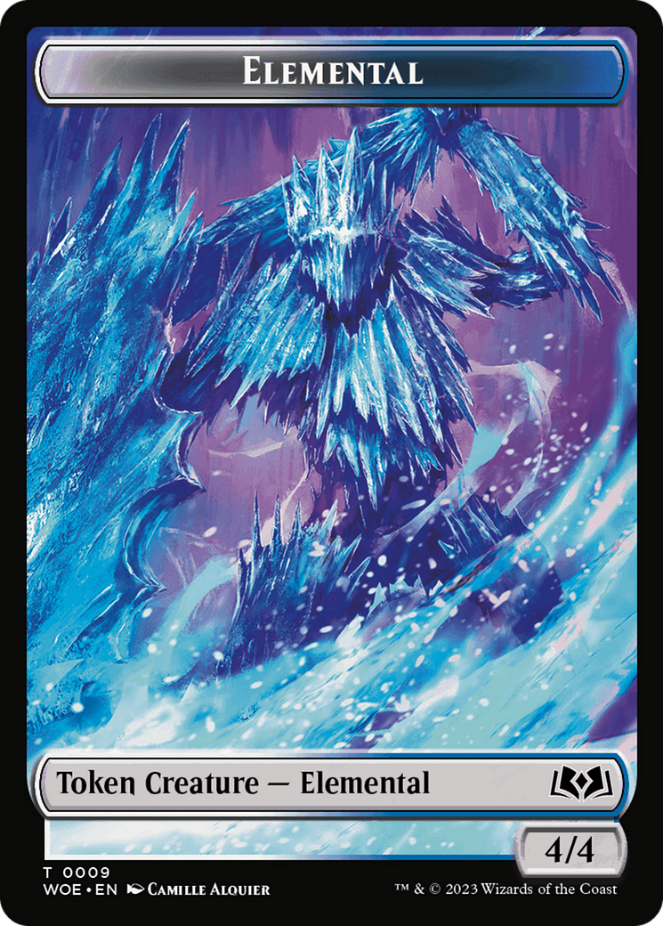 Elemental // Food (0010) Double-Sided Token [Wilds of Eldraine Tokens] | Lots Moore NSW