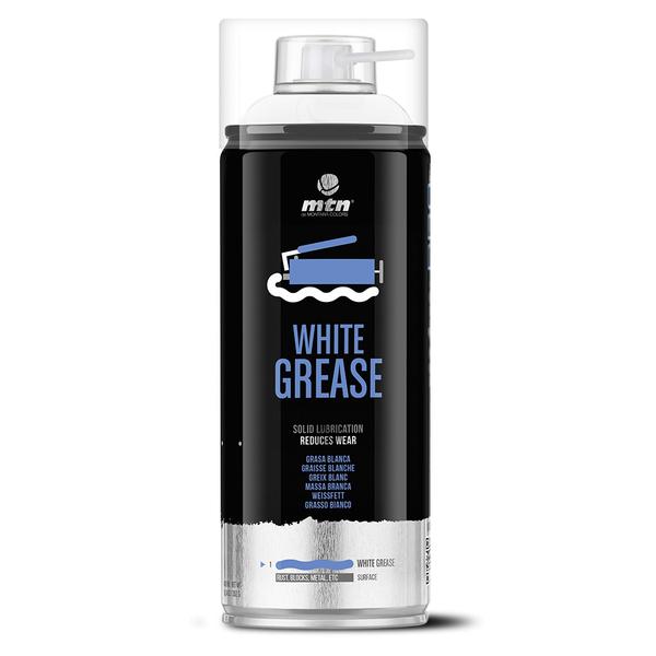 White Grease MTN Pro Spray Paint - 400ml (NO POST ITEM) | Lots Moore NSW