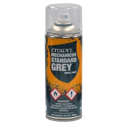 Mechanicus Standard Grey Spray 400ml Citadel Spray Paint NO POST ITEM | Lots Moore NSW