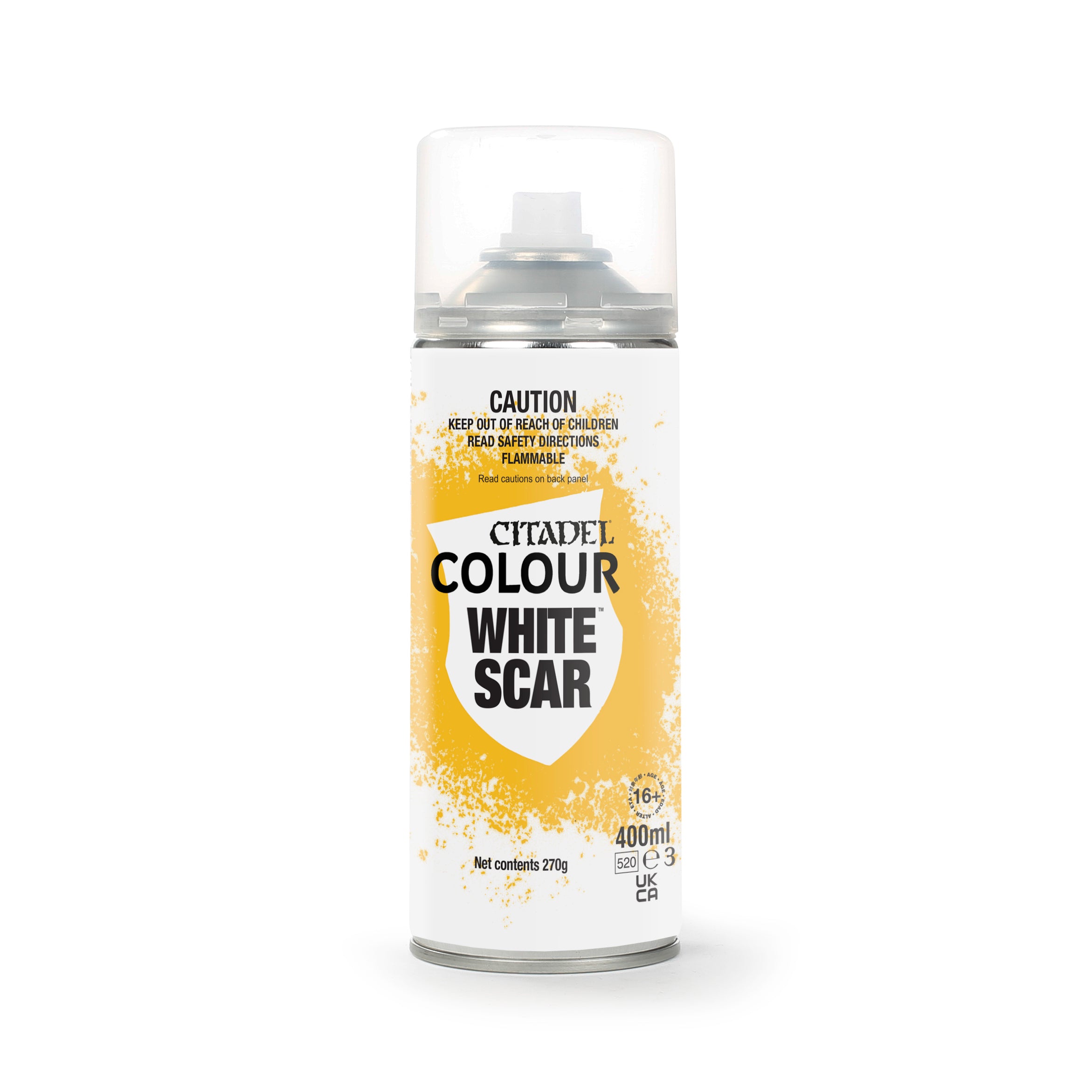White Scar Spray 400ml Citadel Spray Paint. (NO POST ITEM) | Lots Moore NSW