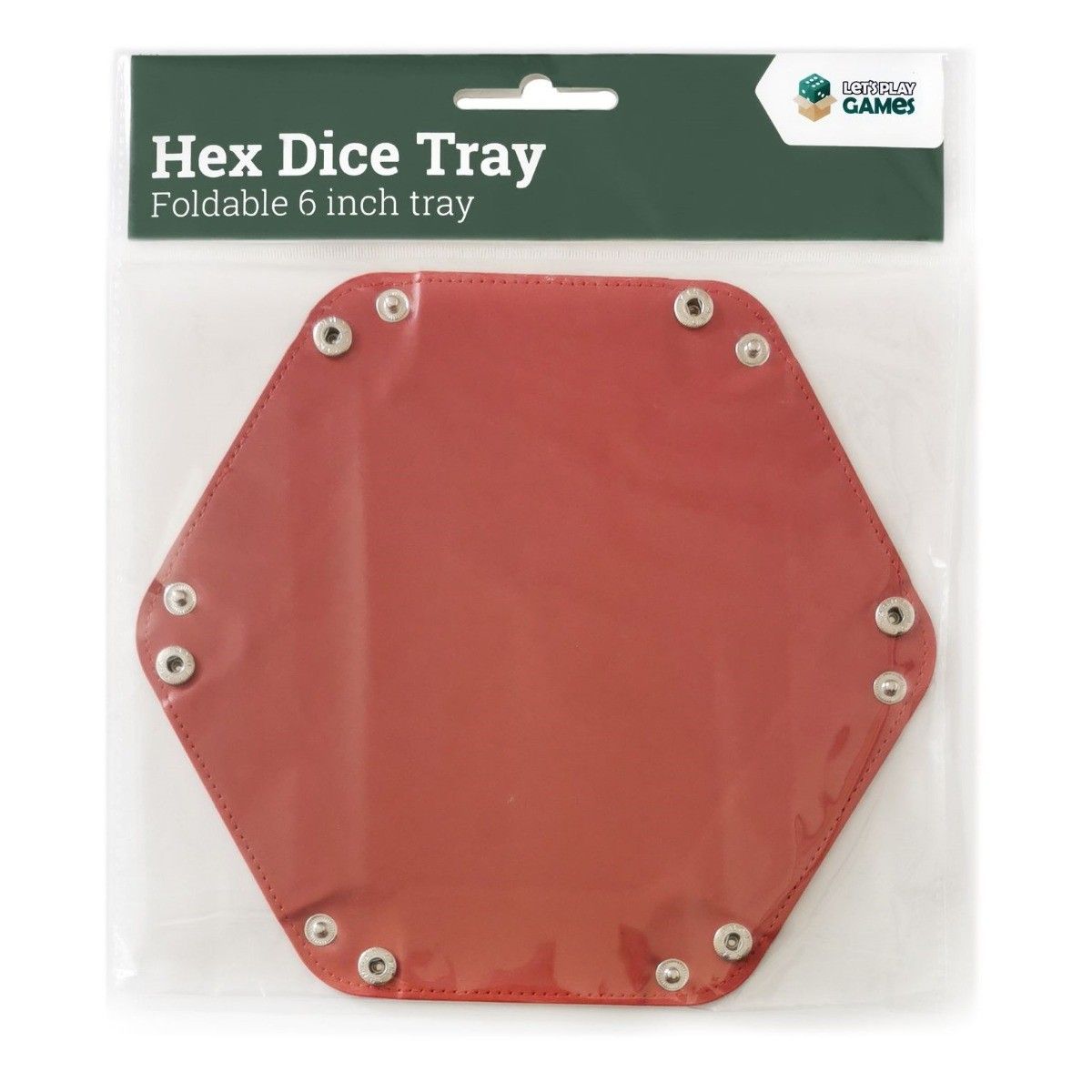 Red LPG Hex Dice Tray 6" | Lots Moore NSW