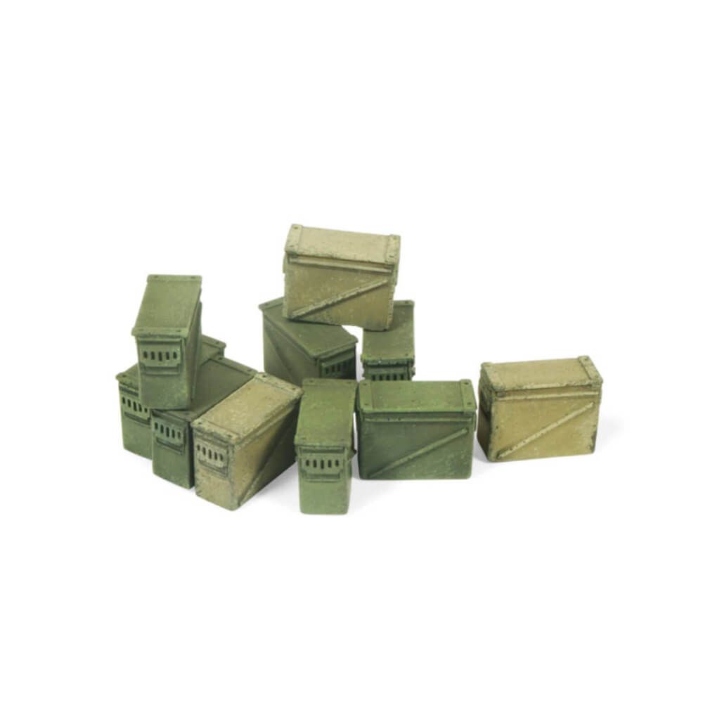 Vallejo Scenic Accessories - Large Ammo Boxes 12 and 7 mm | Lots Moore NSW