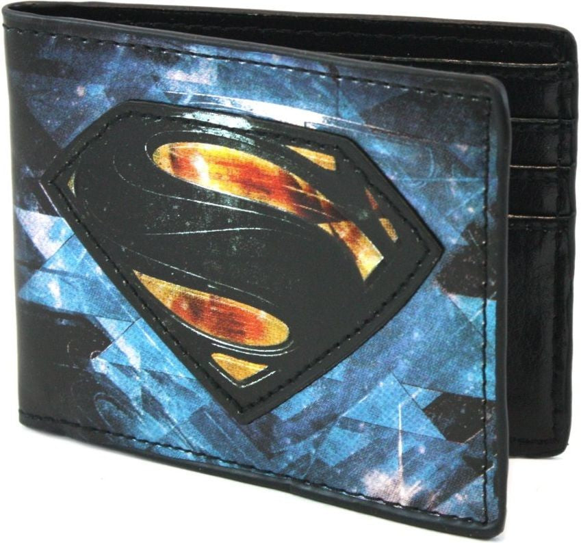 Man Of Steel Chromium Print Bi-fold Wallet | Lots Moore NSW