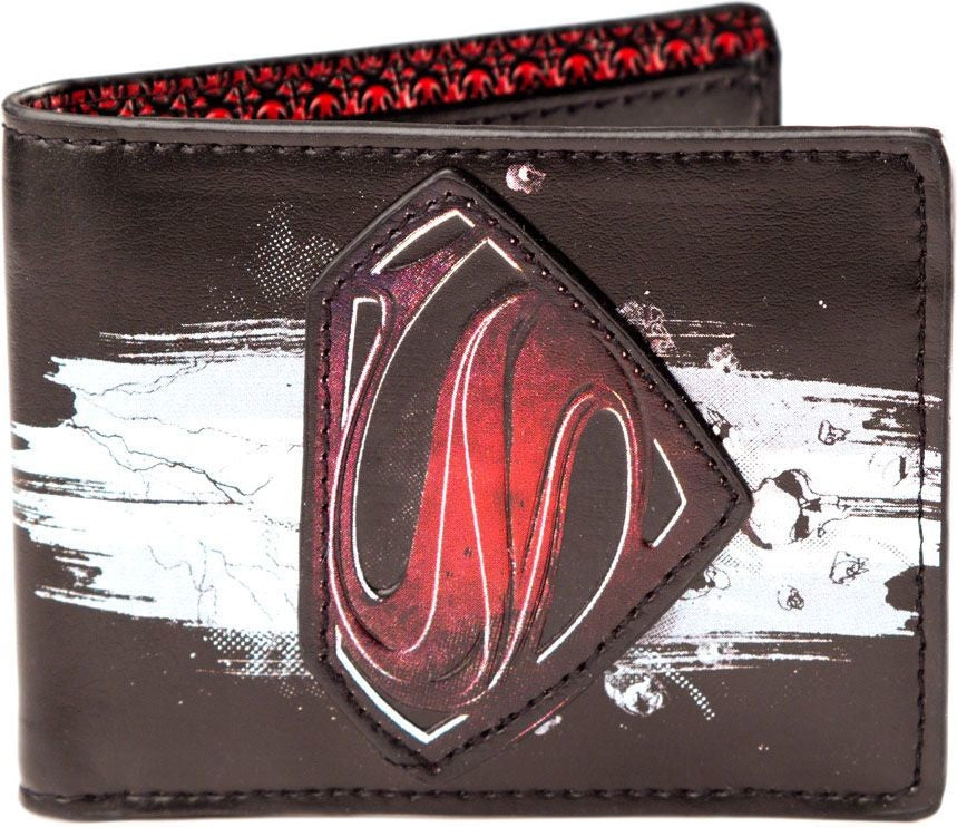 Man Of Steel Emblem Logo Bi-fold Wallet | Lots Moore NSW