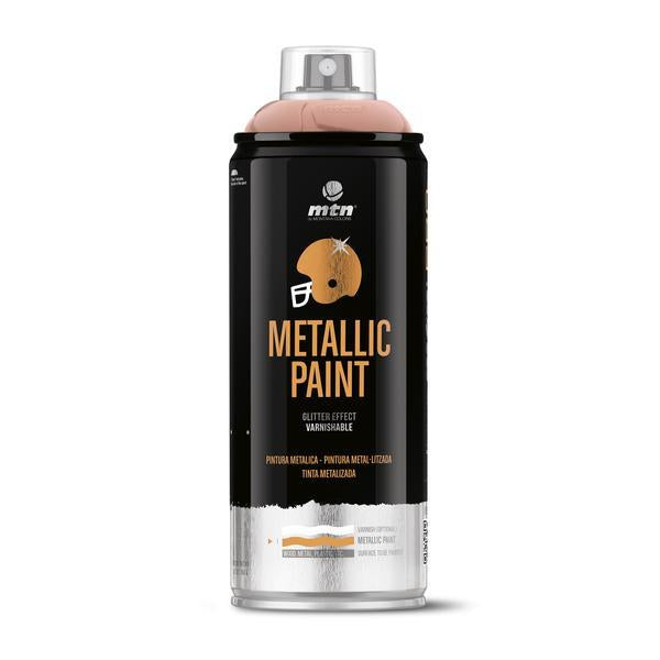 Pink Gold Metallic MTN PRO Spray Paint - 400ml (NO POST ITEM) | Lots Moore NSW